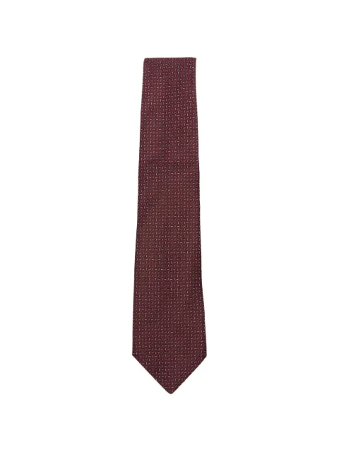 Canali micro-pattern silk tie