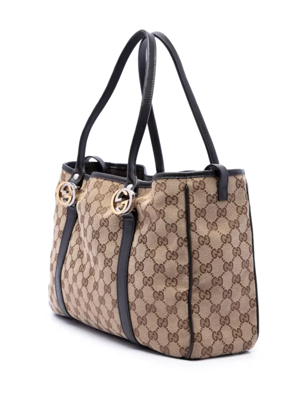 トートバッグ GGツインズ GGキャンバス GUCCI グッチ Gucci Pre-Owned 2016-2026 GGキャンバス ツインズ ハンドバッグ