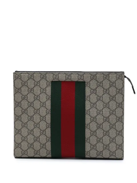 Gucci Pre-Owned 2000-2015 GG Supreme Web clutch bag