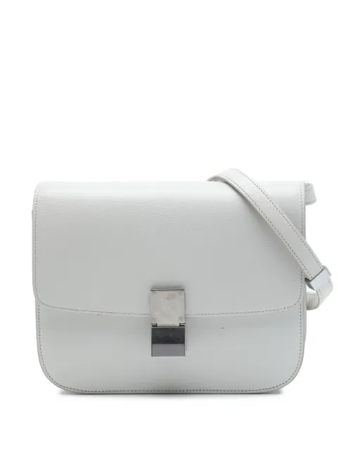 Celine Pre-Owned 2017 Medium Calfskin Classic Box crossbody bag