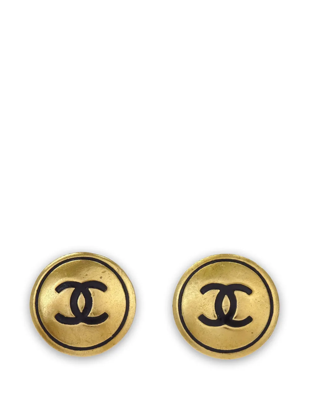 CHANEL Pre-Owned 1994 clip-on earrings - Oro