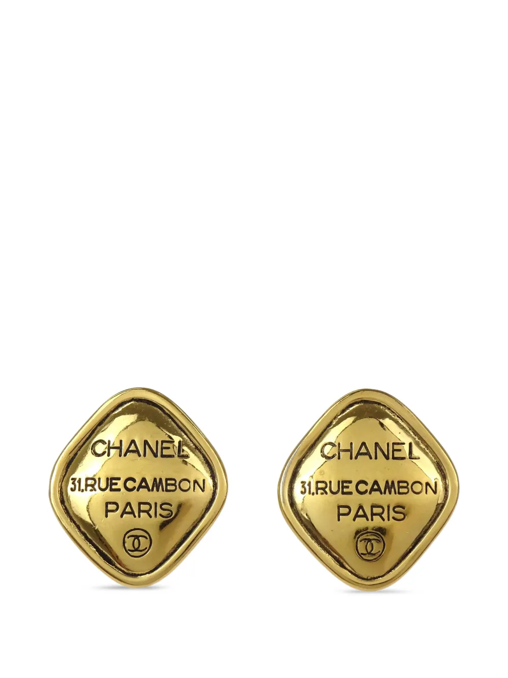 CHANEL Pre-Owned Orecchini a clip 1990-2000 - Oro