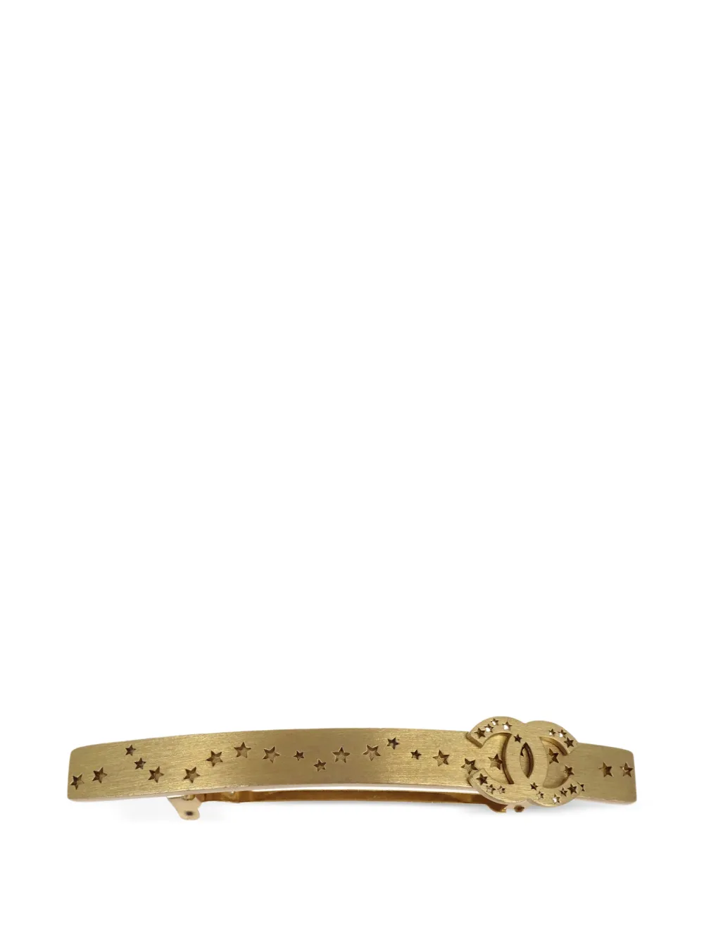CHANEL Pre-Owned 2003 Star CC barrette - Oro