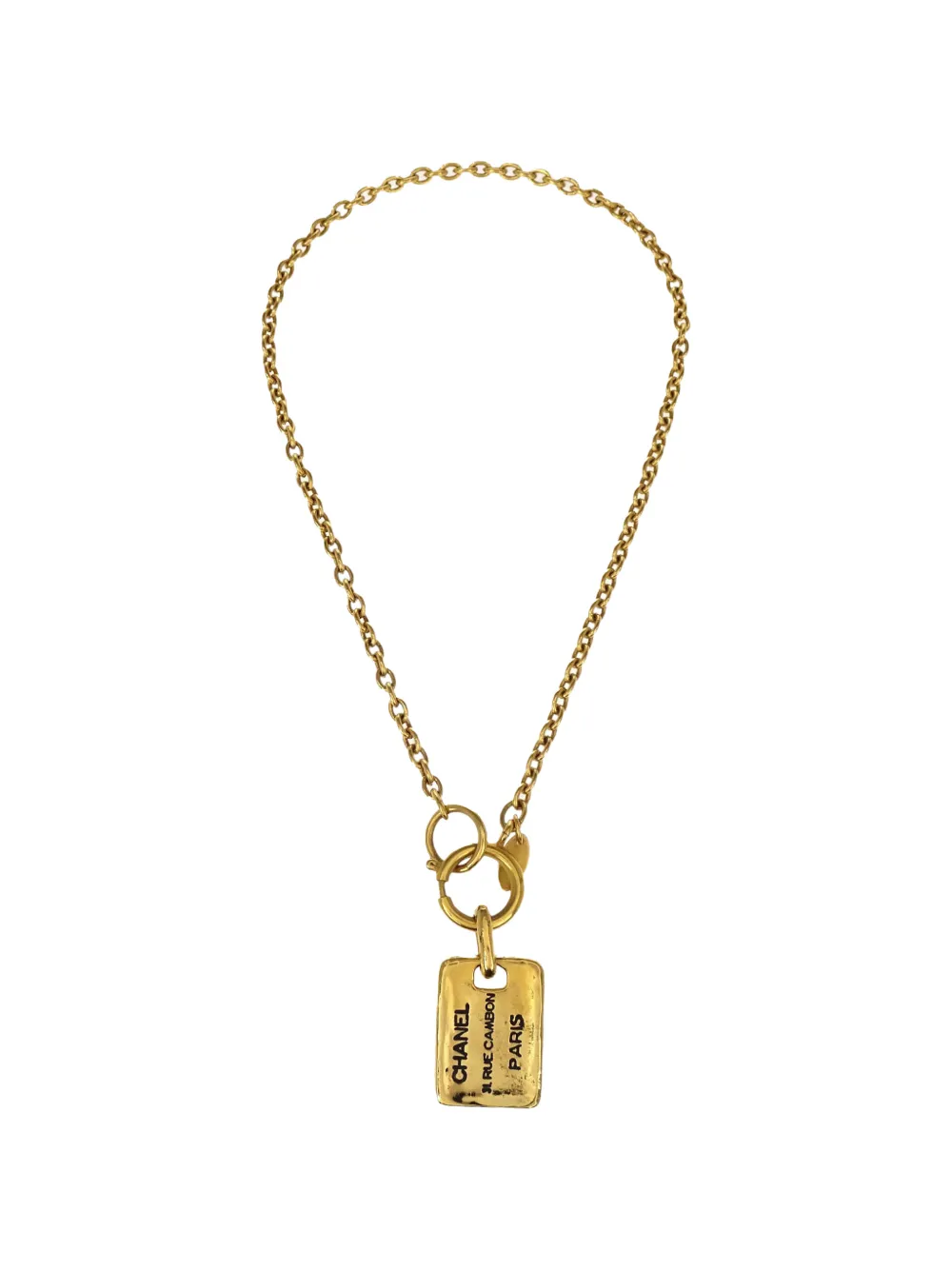 CHANEL Pre-Owned Collana con pendente 1990-2000 - Oro