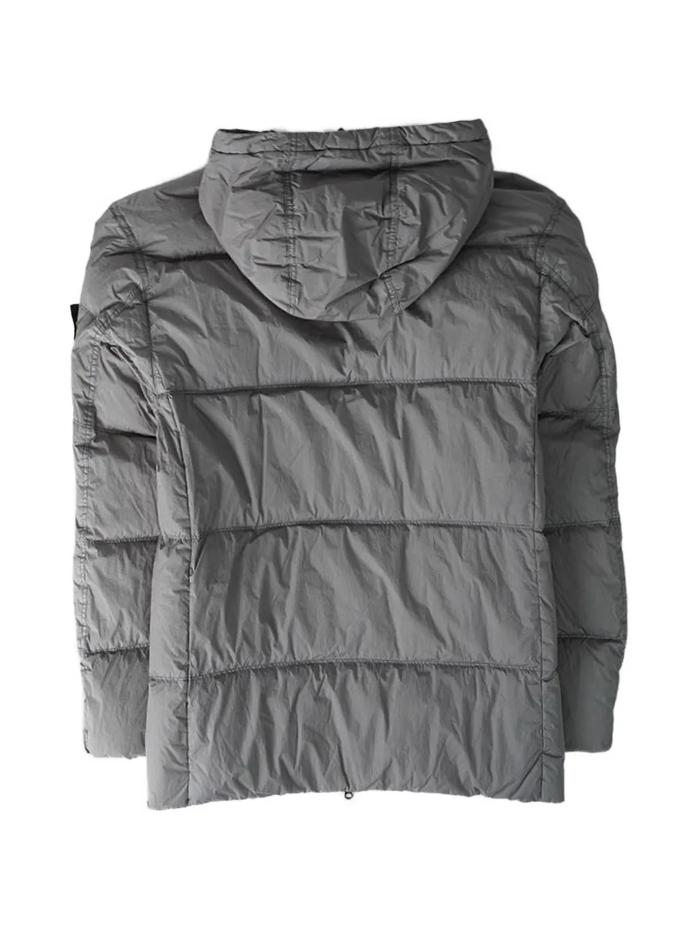 Stone Island Crinkle Reps NY jack met capuchon Grijs