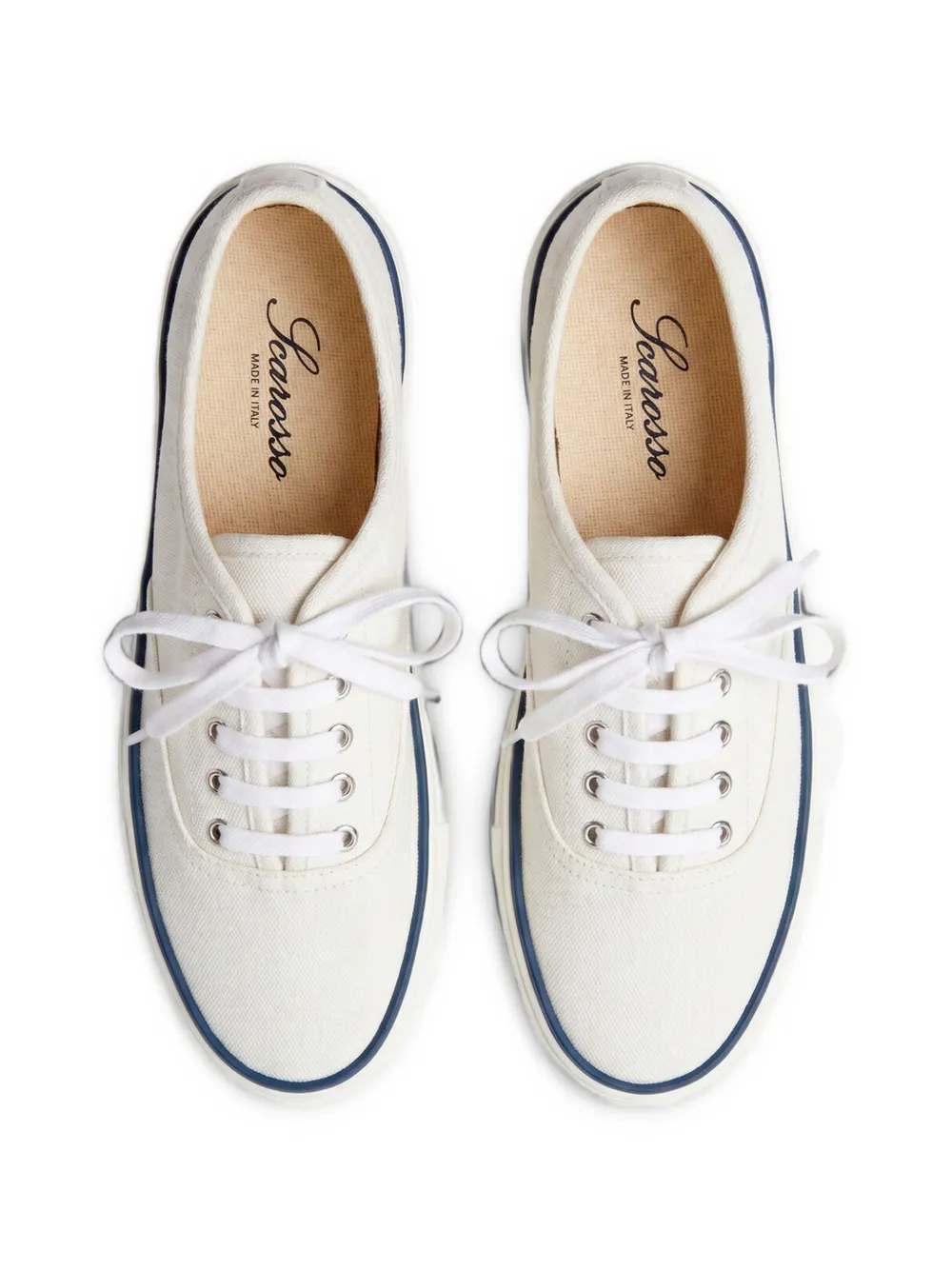 Scarosso Sirio katoenen sneakers Beige