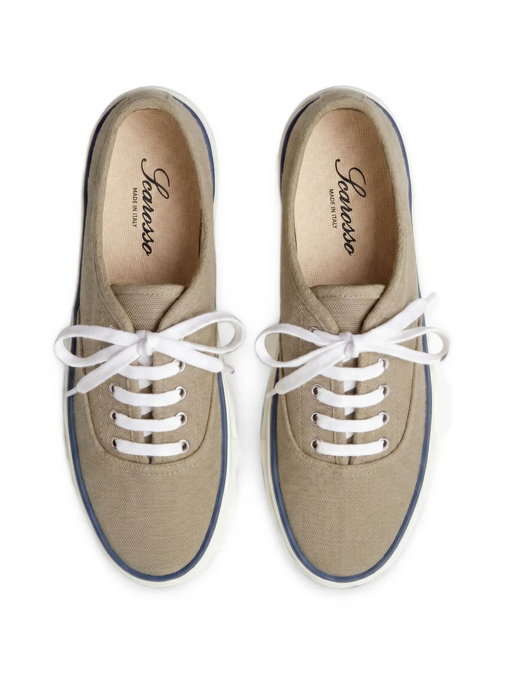 Scarosso Sirio katoenen sneakers Beige