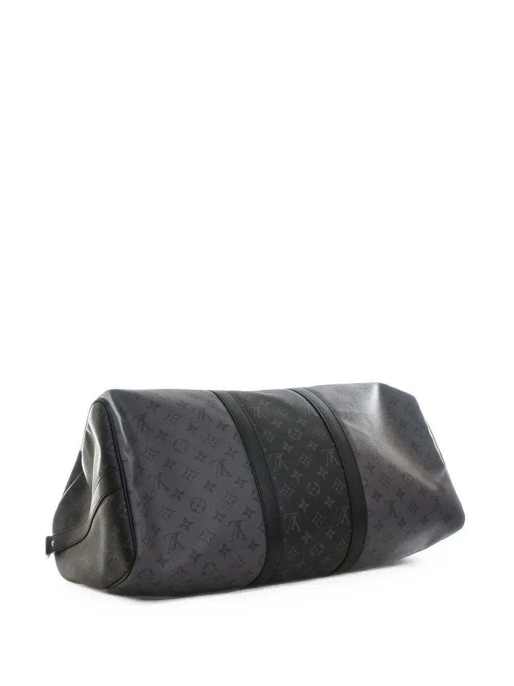 Louis Vuitton Pre-Owned 2021-2026 Monogram Eclipse Reverse Keepall Bandouliere 50 travel bag - Nero