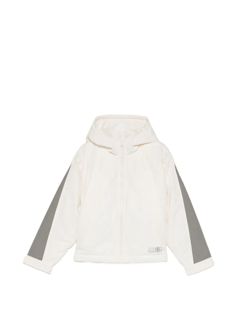 MM6 Maison Margiela Kids Jacke mit Logo-Print - Weiß