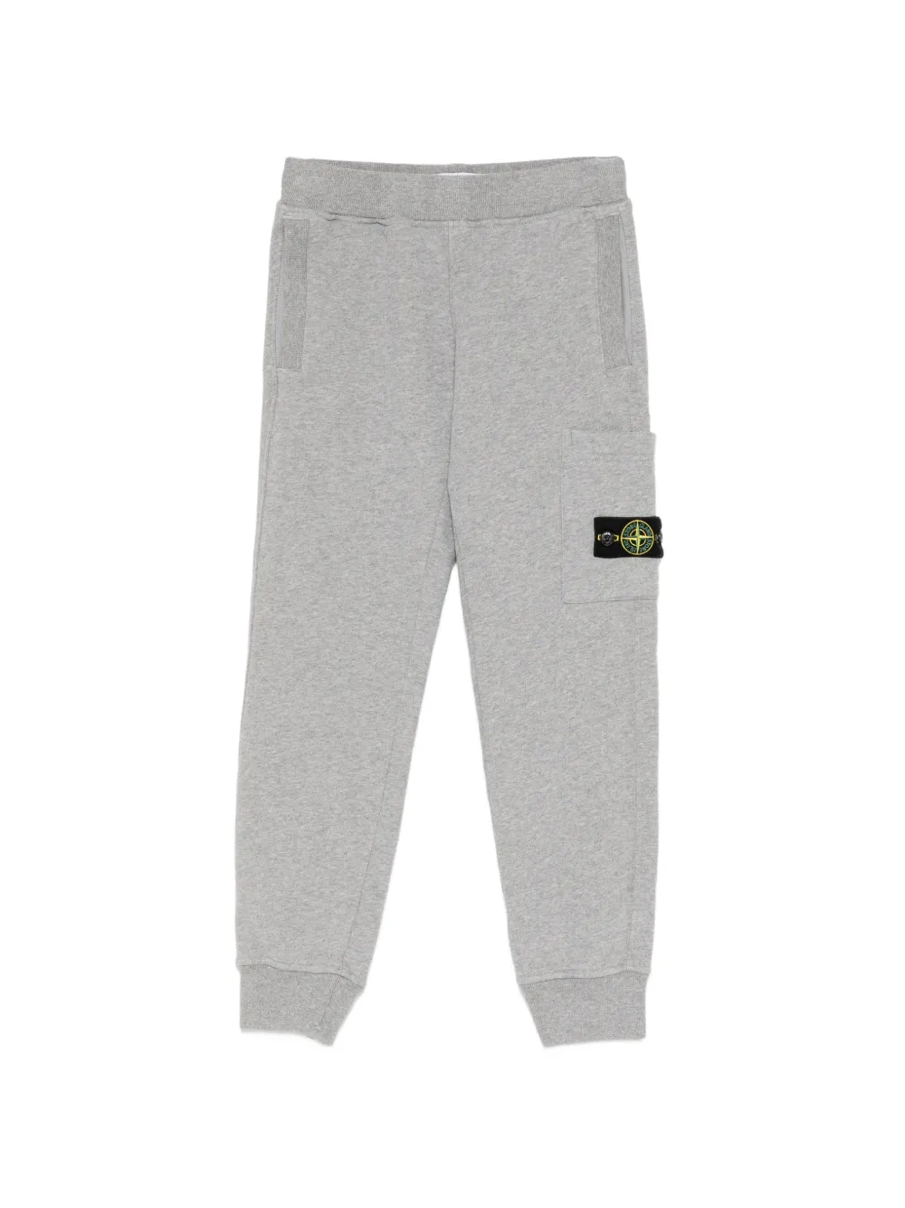 Stone Island Junior logo-patch track pants - Grigio