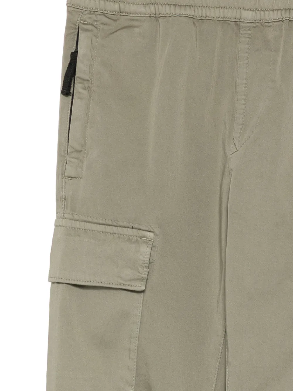 Stone Island Junior elasticated cargo pants Groen