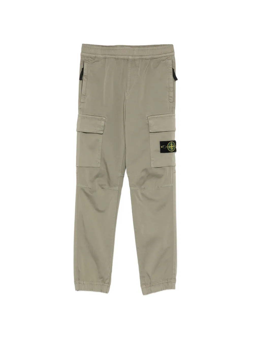 Stone Island Junior elasticated cargo pants - Verde