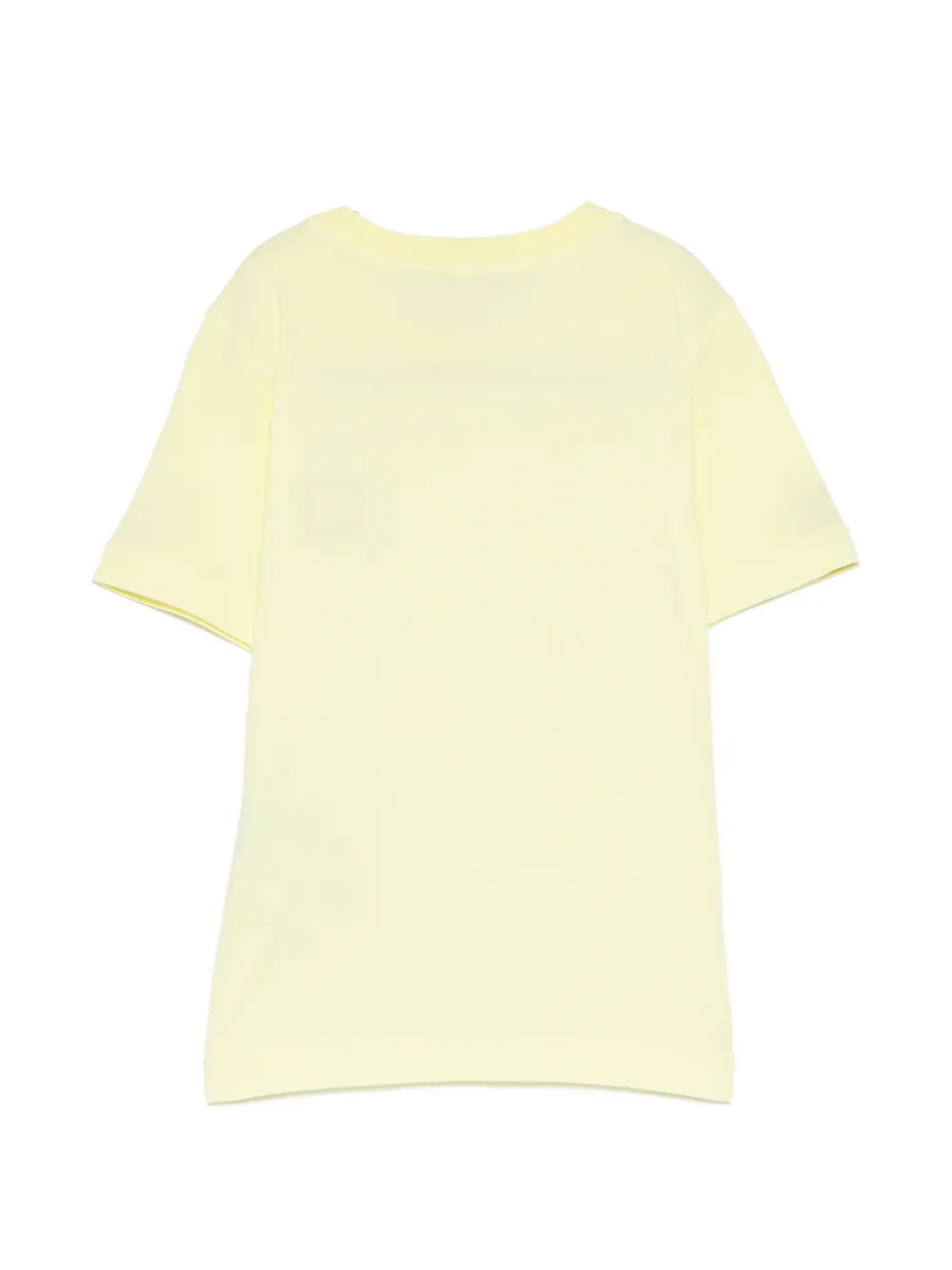 Stone Island Junior T-shirt met logopatch Geel