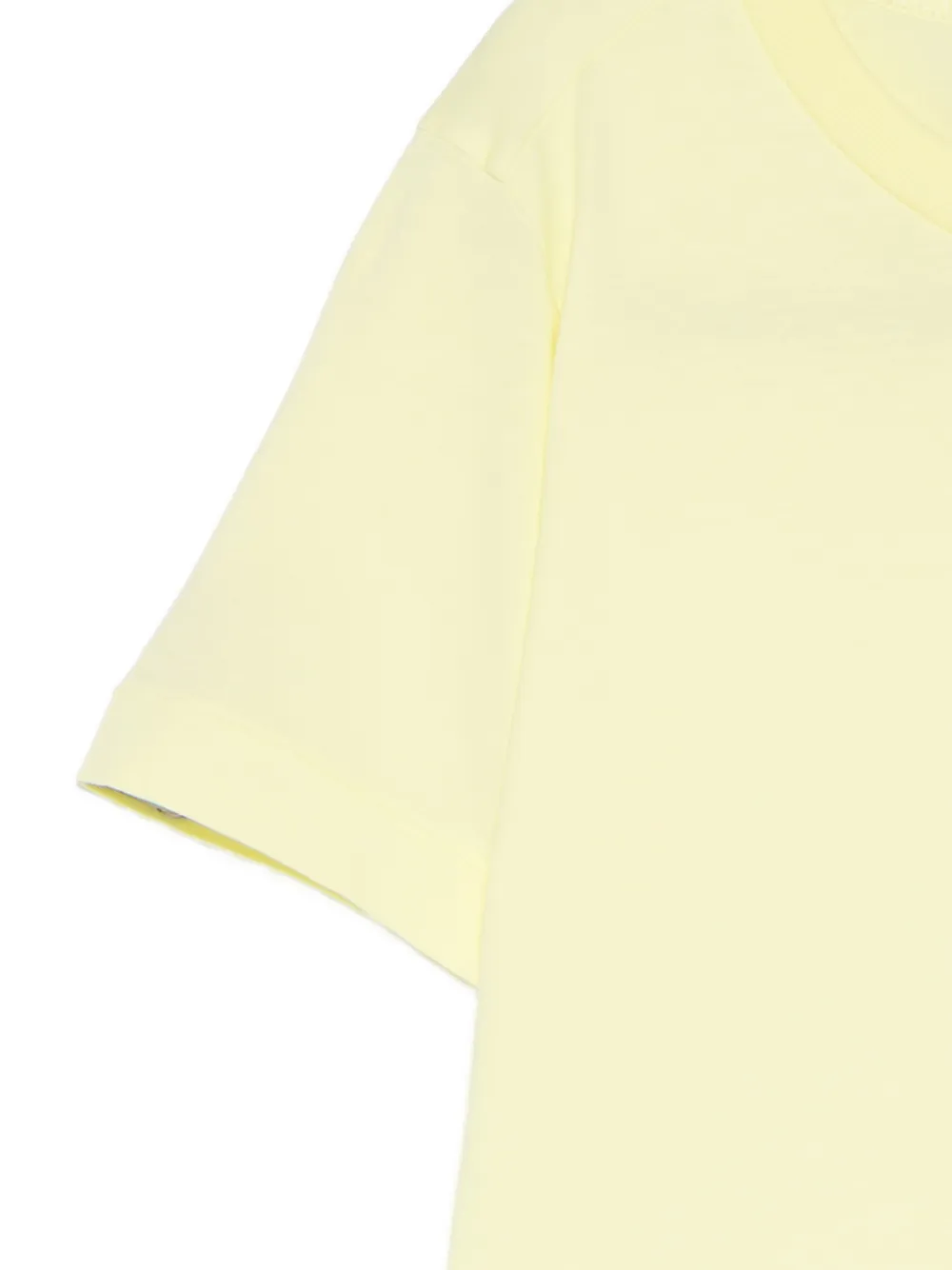 Stone Island Junior T-shirt met logopatch Geel