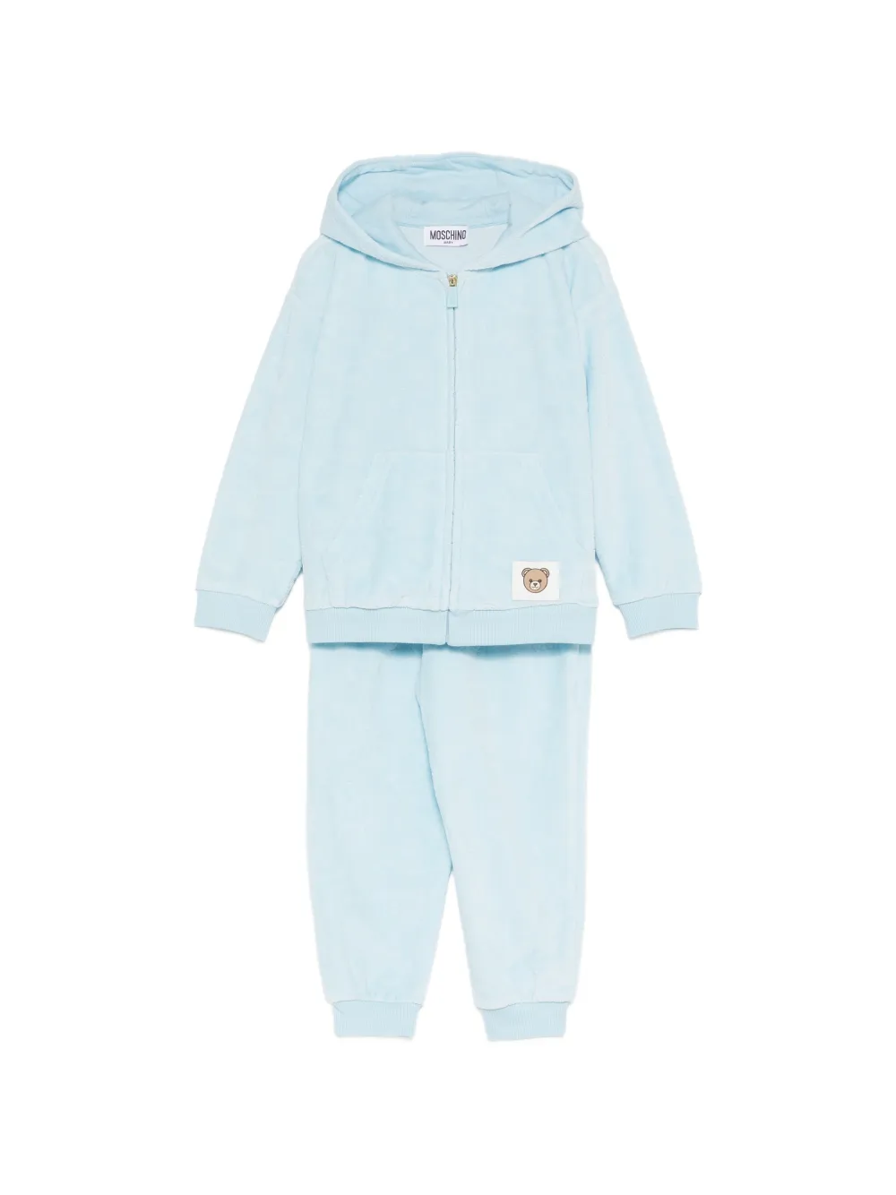 Moschino Kids Teddy Bear pattern tracksuit - Blu