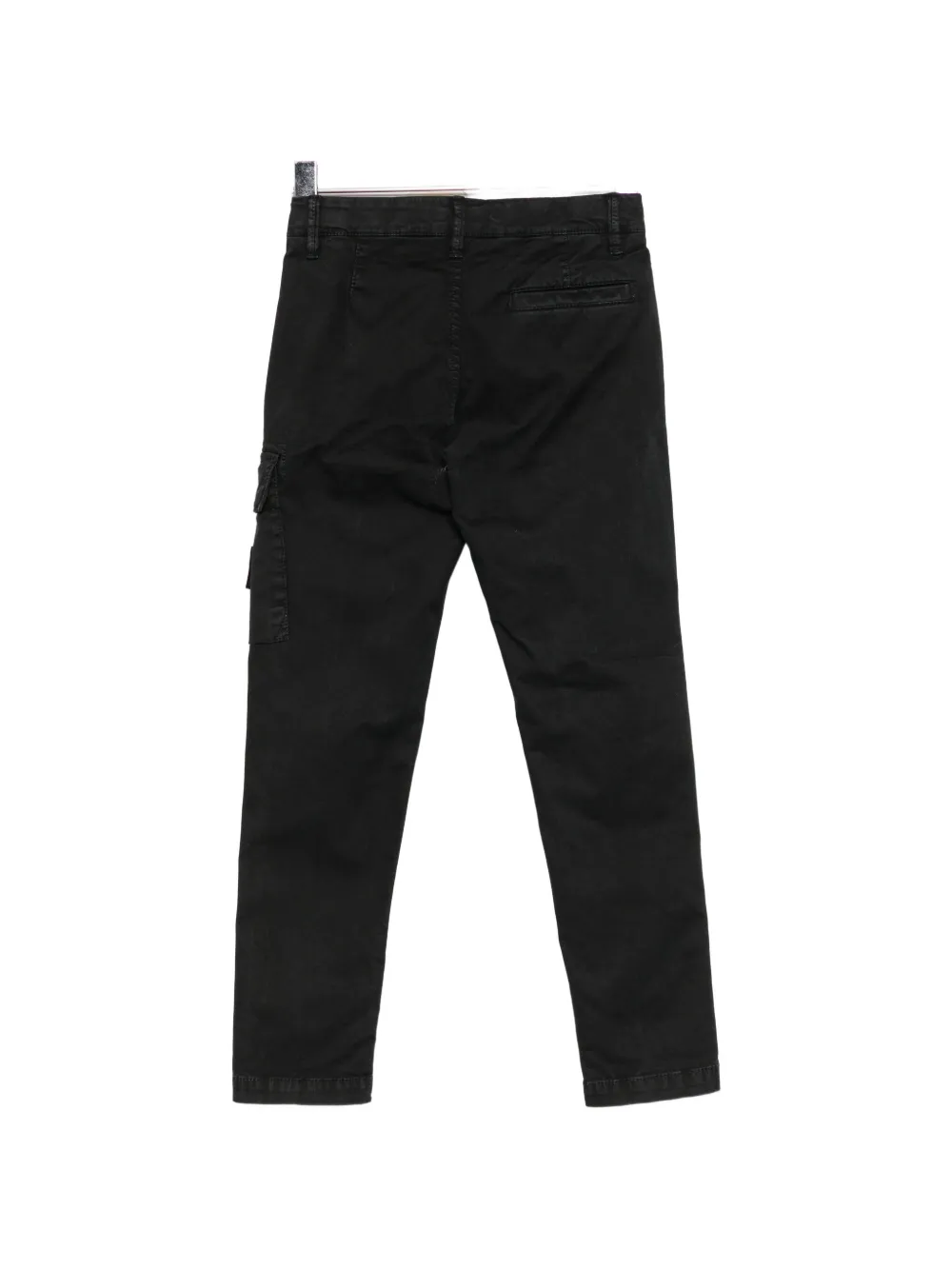Stone Island Junior Broek met logopatch Zwart