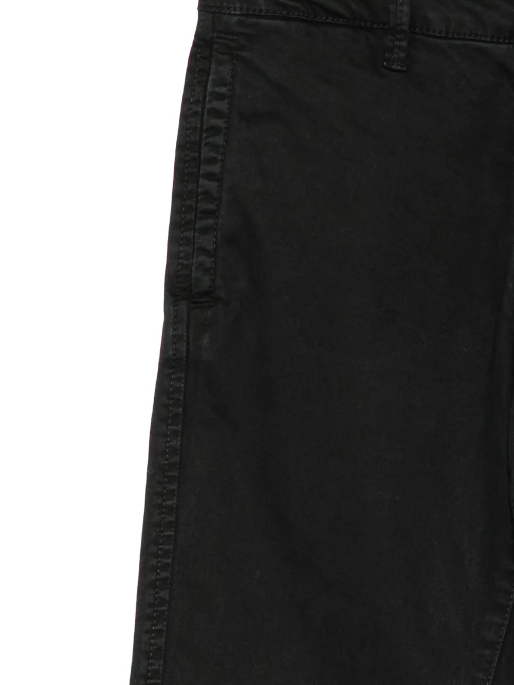 Stone Island Junior Broek met logopatch Zwart