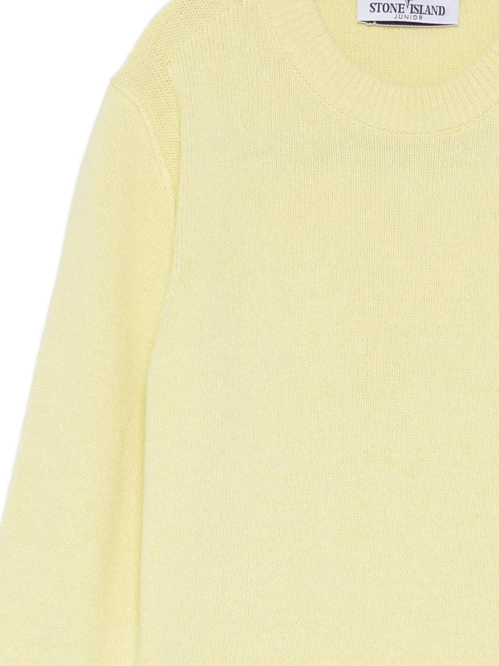 Stone Island Junior Trui met logopatch Geel
