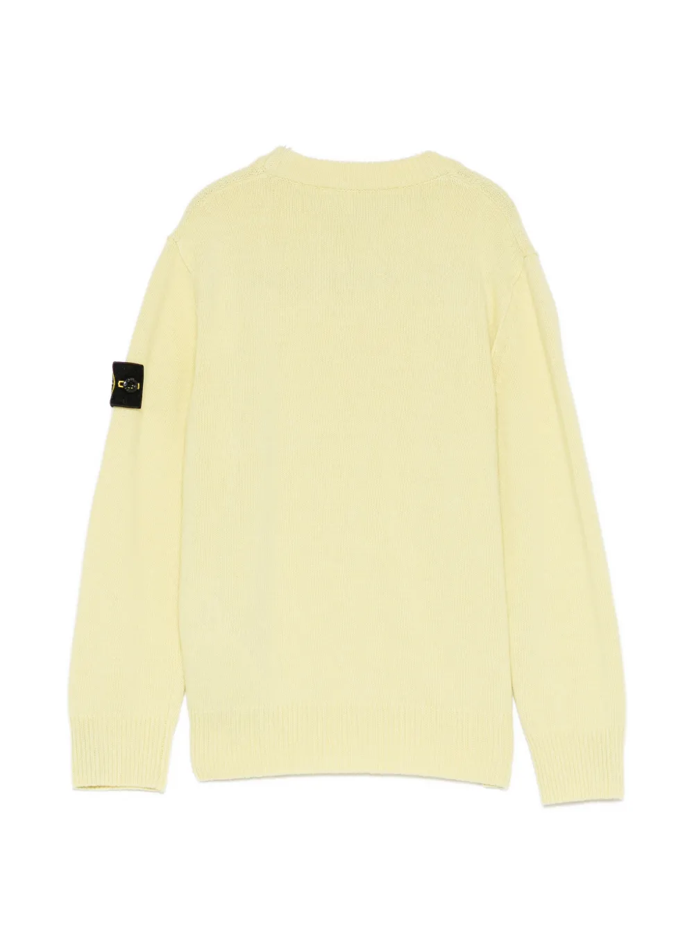 Stone Island Junior Trui met logopatch Geel