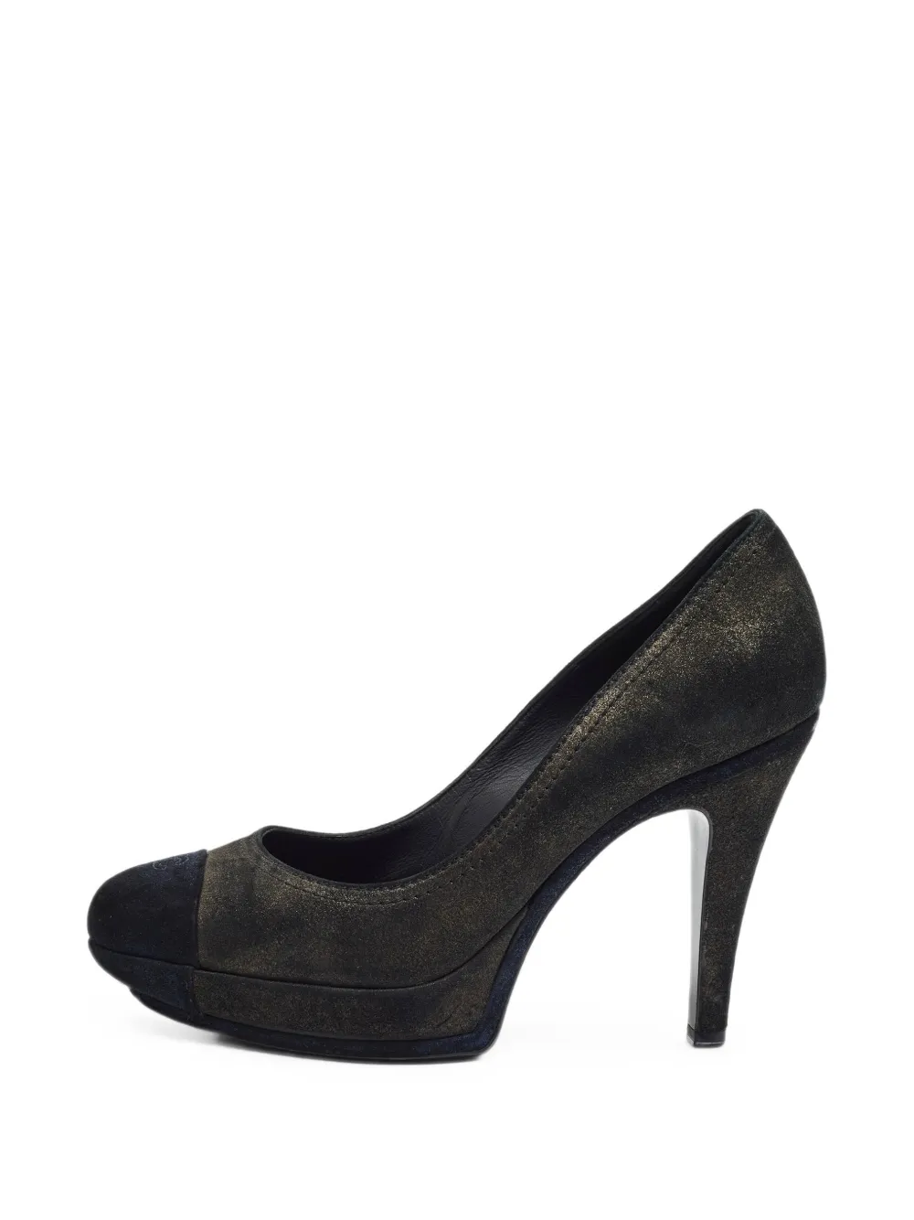 CHANEL Pre-Owned Pumps con plateau - Blu