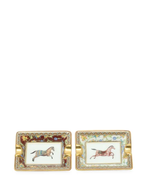 Hermès Pre-Owned mini Cheval d'Orient ashtrays (set of two)