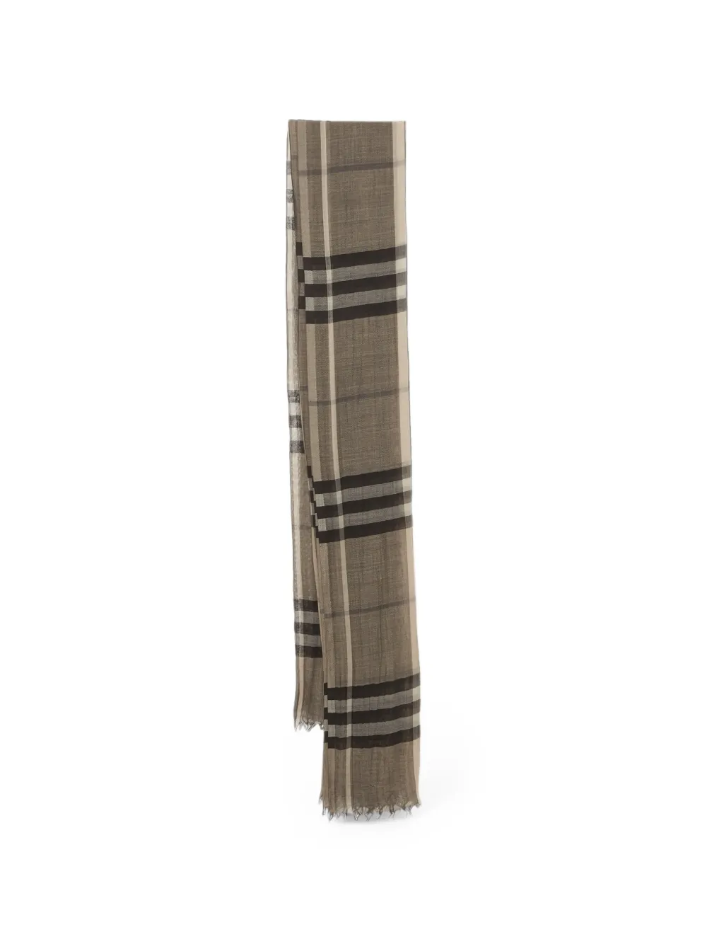 Burberry Pre-Owned Karierter Schal - Grau