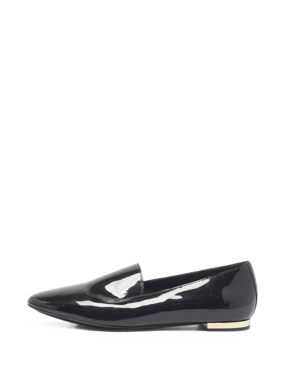 Burberry Pre-Owned Loafer mit spitzer Kappe - Schwarz