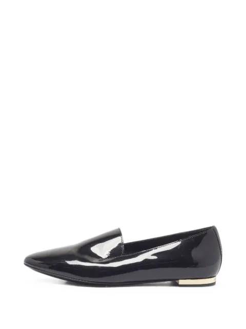 Burberry Pre-Owned pointed-toe leather loafers