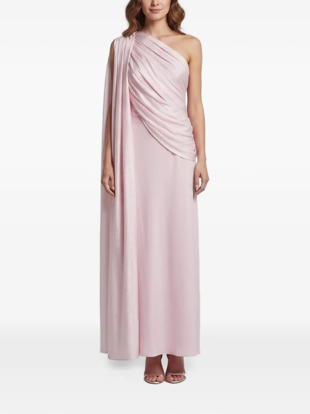 Lichi one-shoulder maxi dress - Rosa