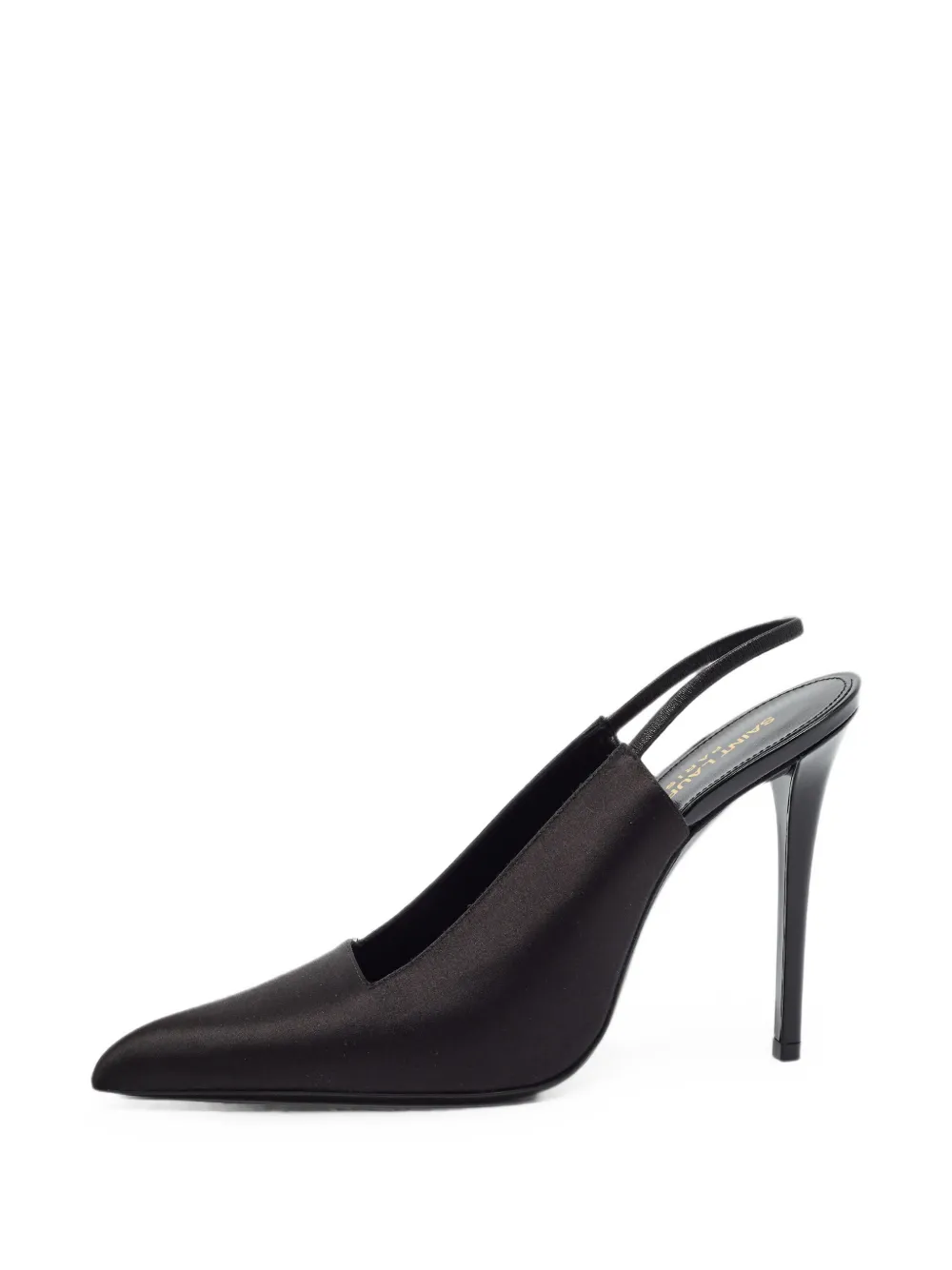 Saint Laurent Pre-Owned pointed-toe slingback pumps - Schwarz