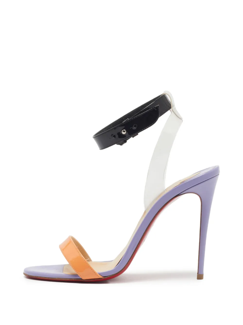 Christian Louboutin Pre-Owned Sandalen mit Knöchelriemen - Violett