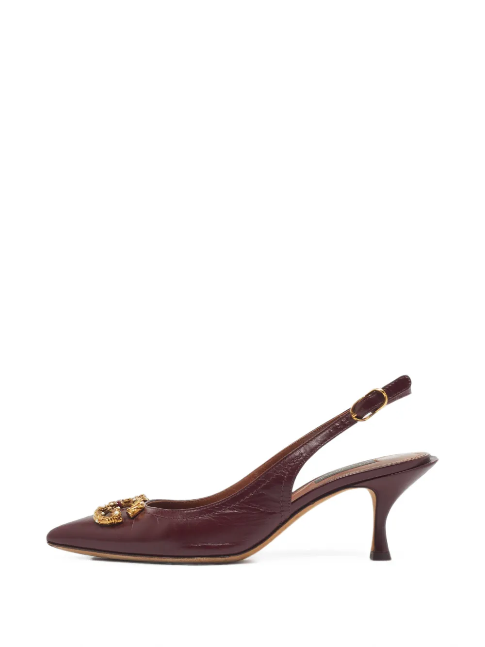 Dolce & Gabbana Pre-Owned DG Amore slingback pumps - Rot
