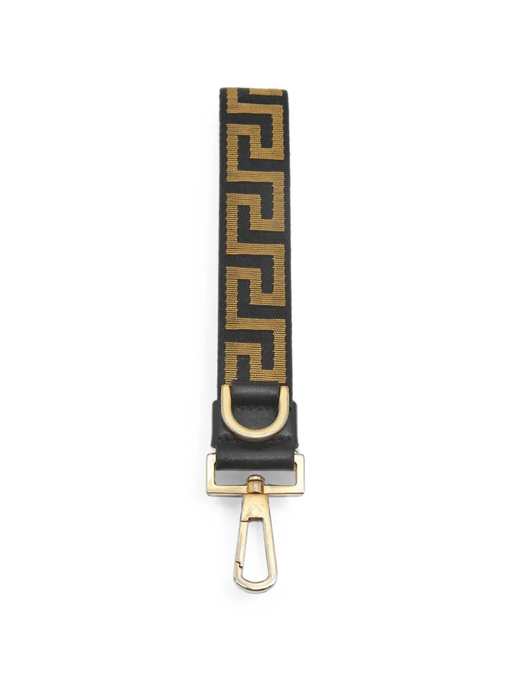 Versace Pre-Owned Greca-canvas key holder - Nero