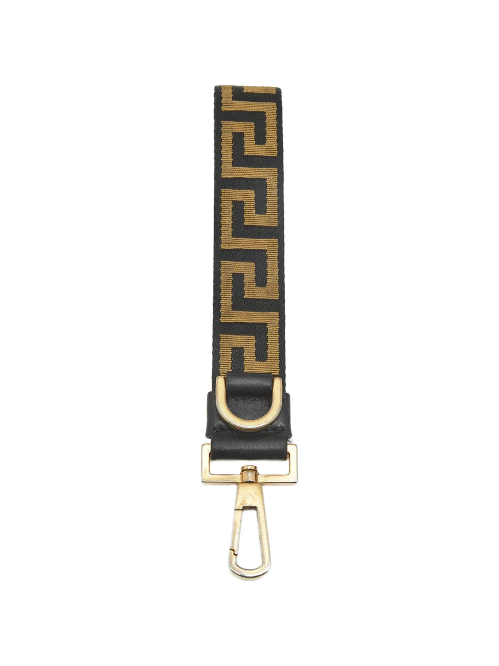 Versace Pre-Owned Greca-canvas key holder - Nero
