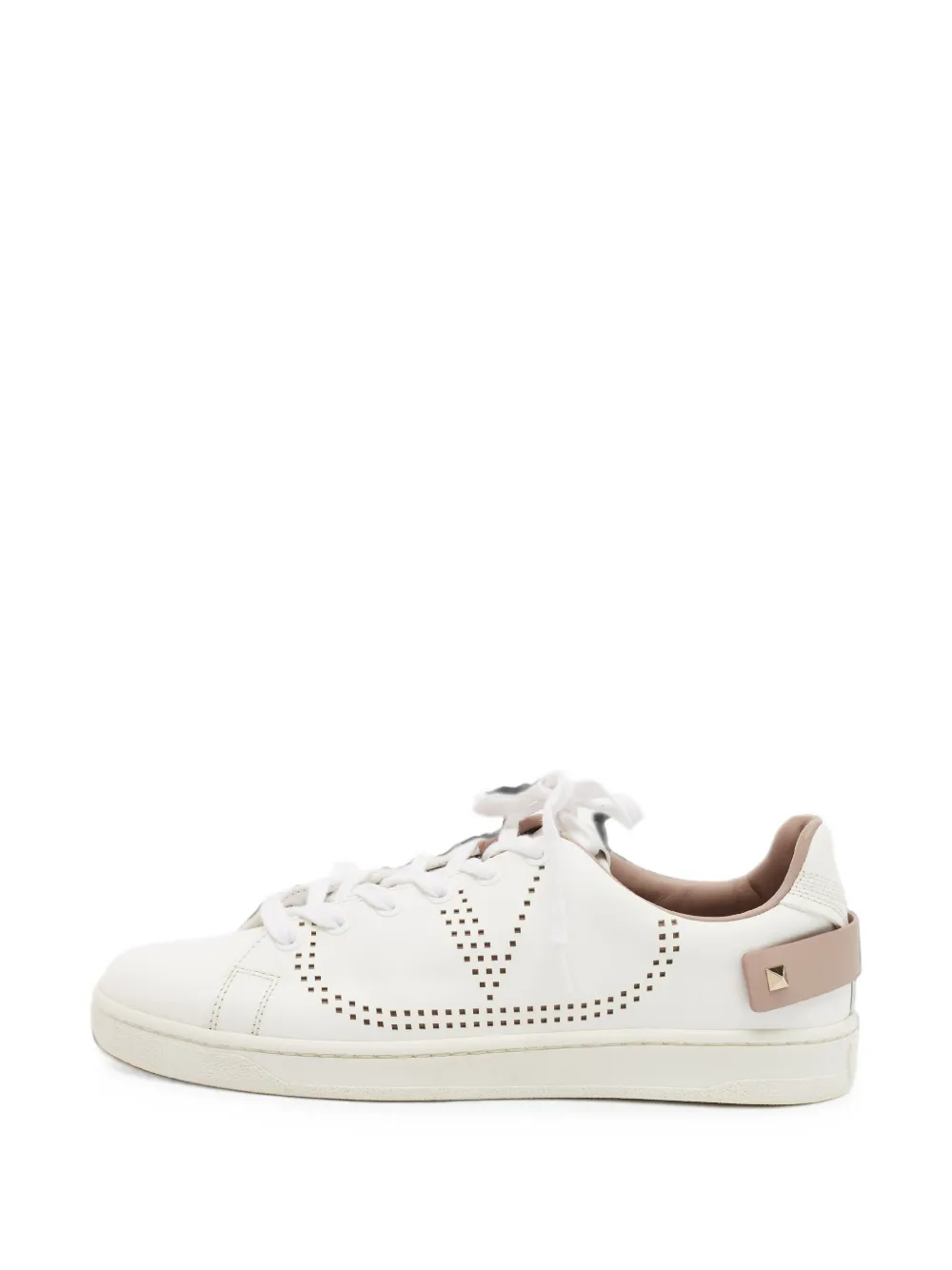 Valentino Garavani Pre-Owned Backnet VLogo low-top sneakers - Weiß
