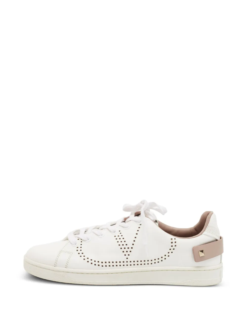 Valentino Garavani Pre-Owned Backnet VLogo low-top sneakers - Bianco