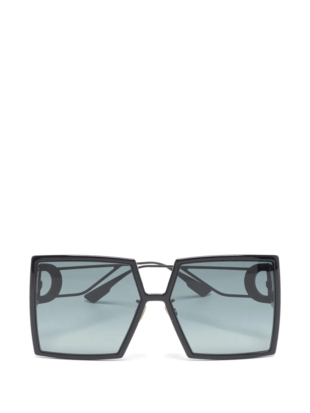 Christian Dior Pre-Owned 30 Montaigne Oversized-Sonnenbrille - Schwarz