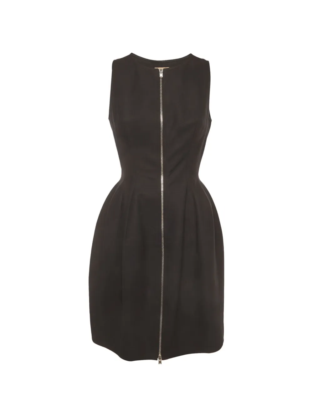 Alaïa Pre-Owned Ausgestelltes Minikleid mit Reißverschluss - Schwarz