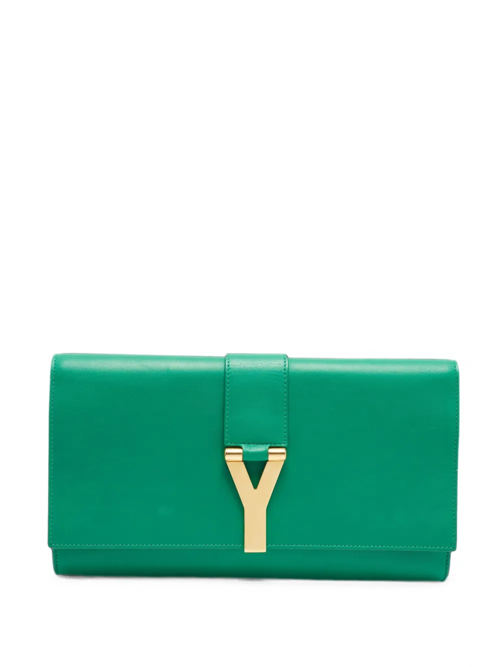 Saint Laurent Pre-Owned Ligne Y Clutch - Grün
