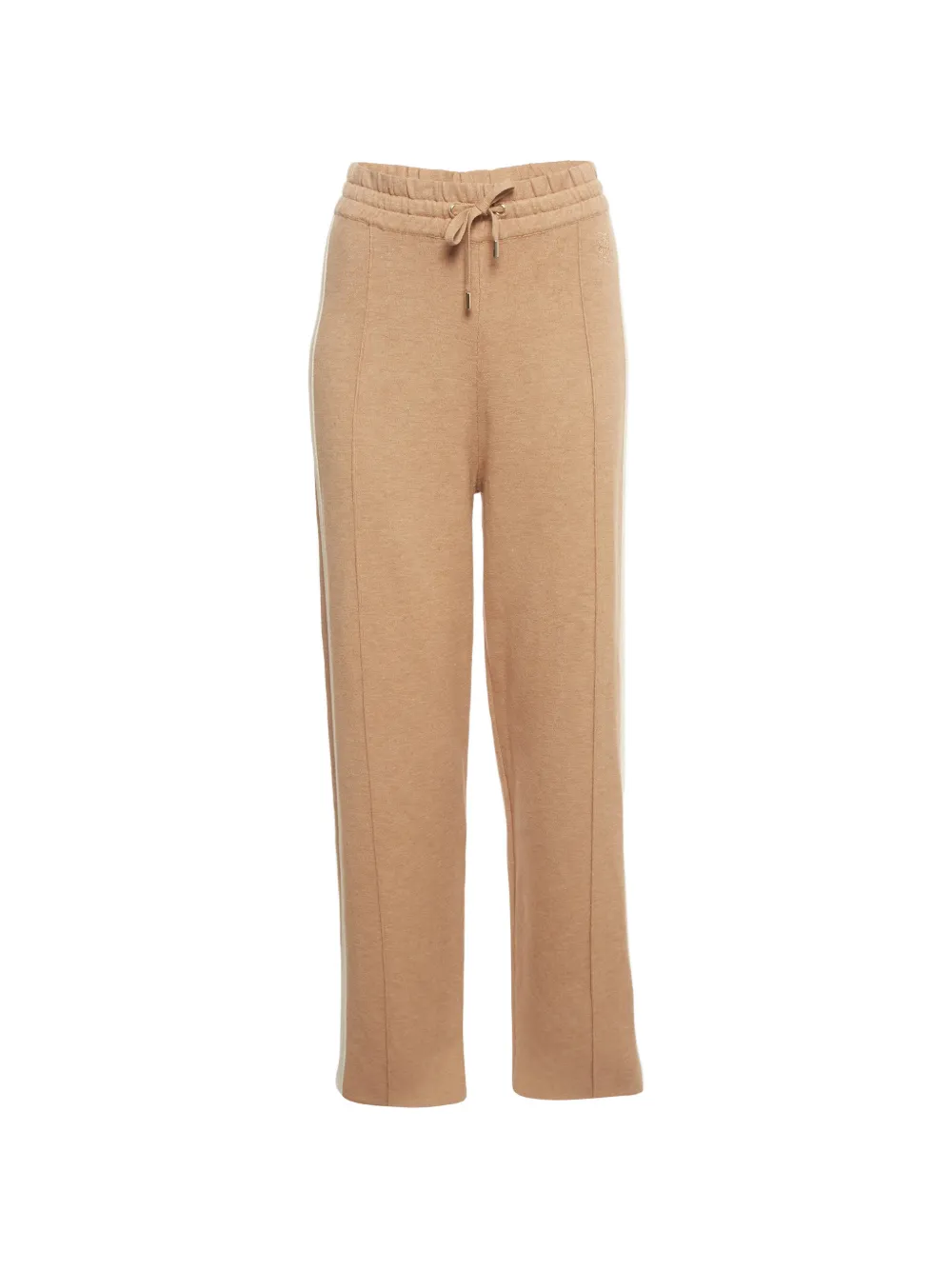 SANDRO striped knit trousers - Toni neutri