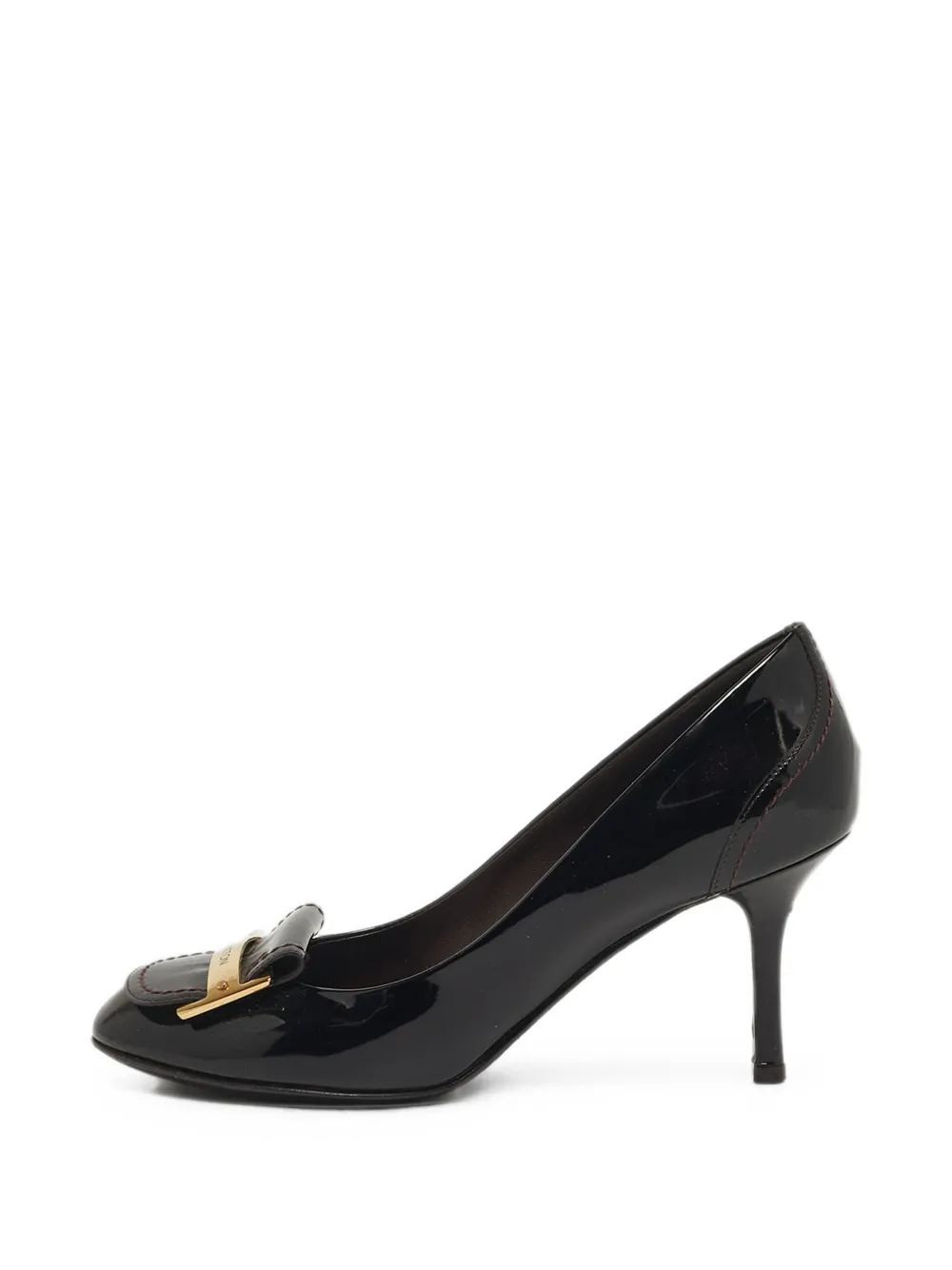Louis Vuitton Pre-Owned Pumps mit Logo-Schild - Schwarz