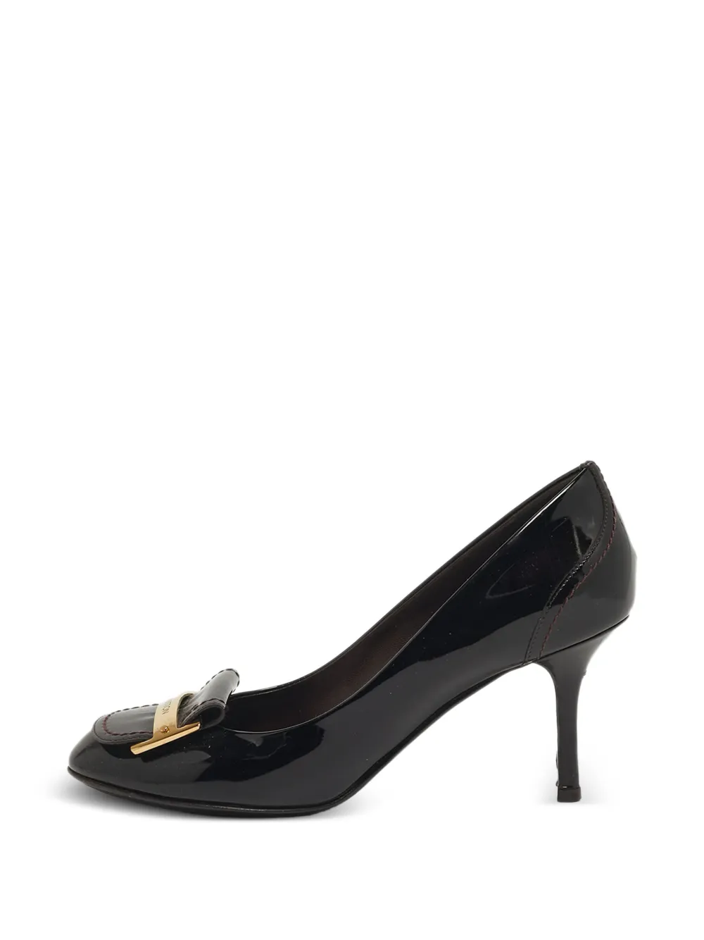 Louis Vuitton Pre-Owned Pumps mit Logo-Schild - Schwarz