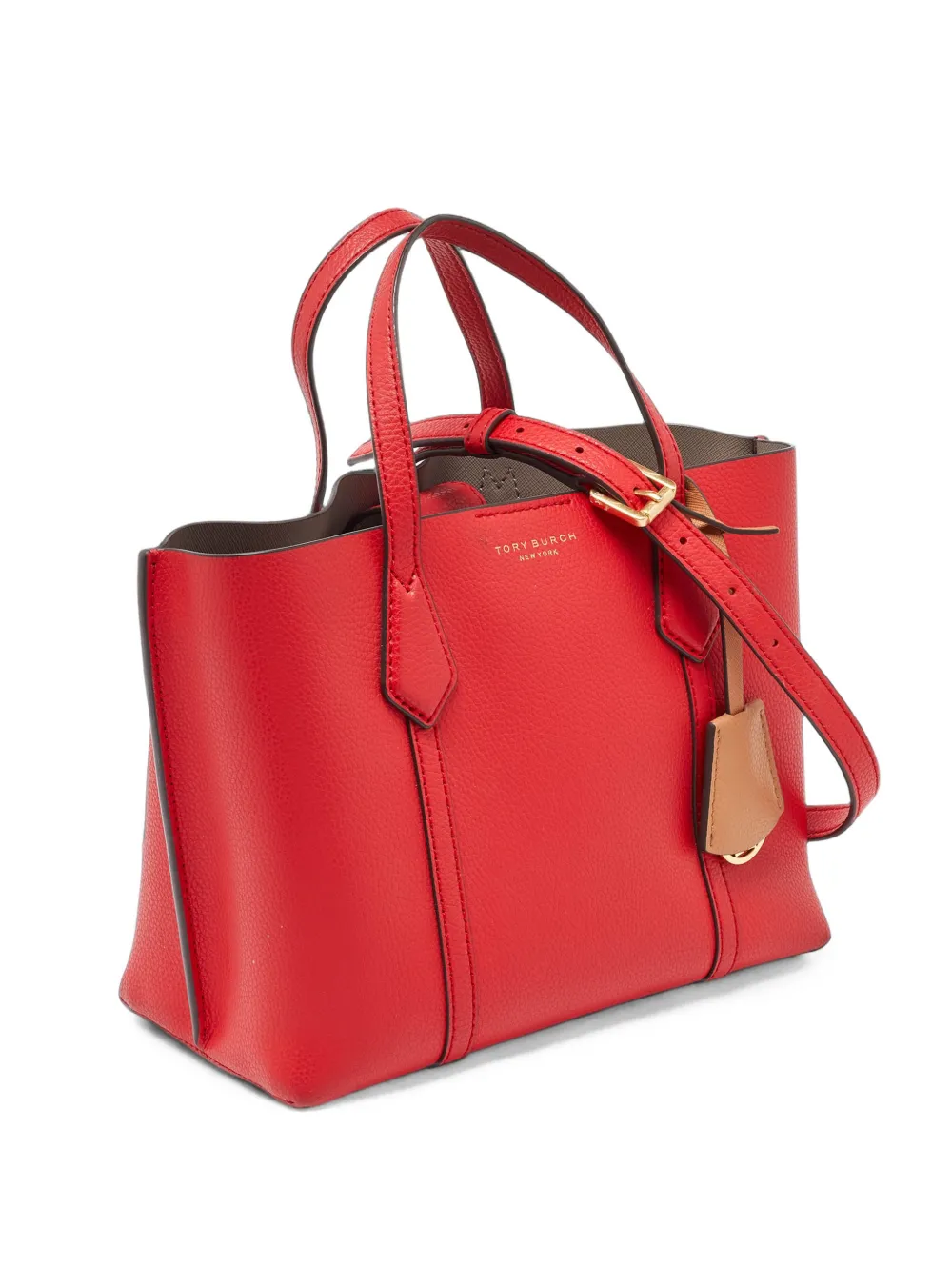 Tory Burch small Perry triple-compartment tote bag - Rot