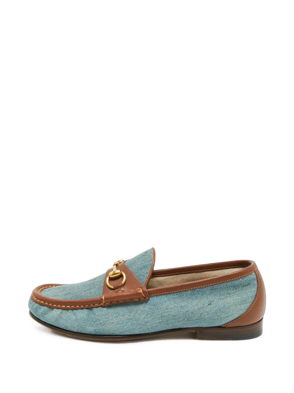 Gucci Pre-Owned GG Jordaan Horsebit loafers - Blau