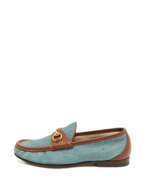 Gucci Pre-Owned GG Jordaan Horsebit loafers
