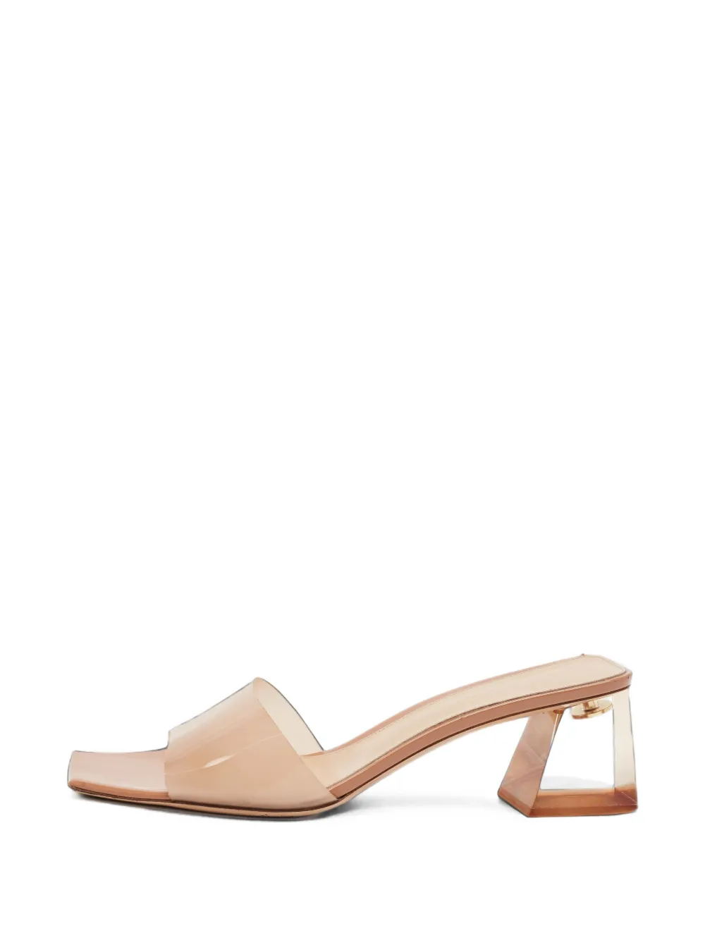 Gianvito Rossi Cosmic block-heel sandals - Nude