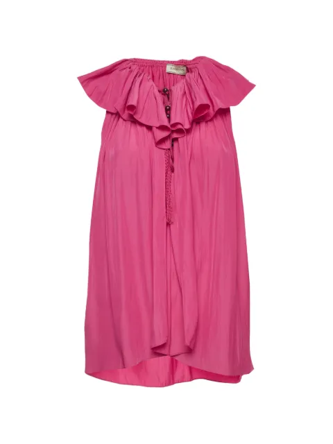 Lanvin Pre-Owned neck-tie blouse