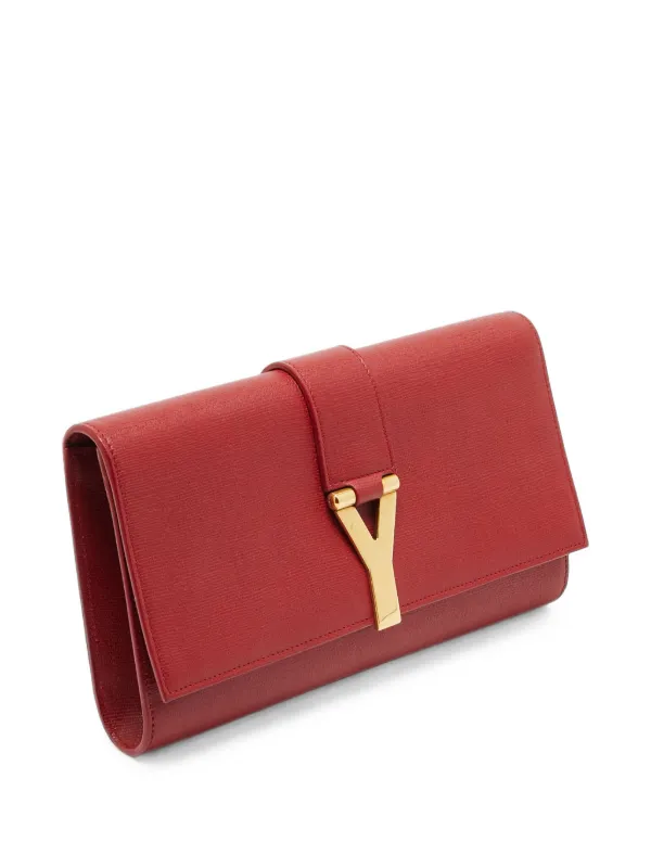  イヴサンローラン クラッチバッグ311213 赤 SAINT LAURENT クラッチバッグ 赤 Saint Laurent Pre-Owned Y-Ligne