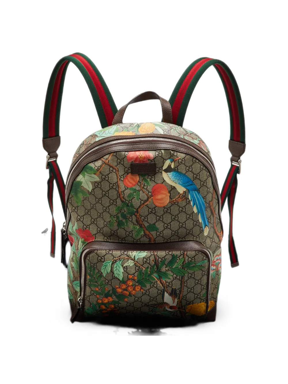 Gucci Pre-Owned GG Supreme Tian Rucksack mit Print - Nude