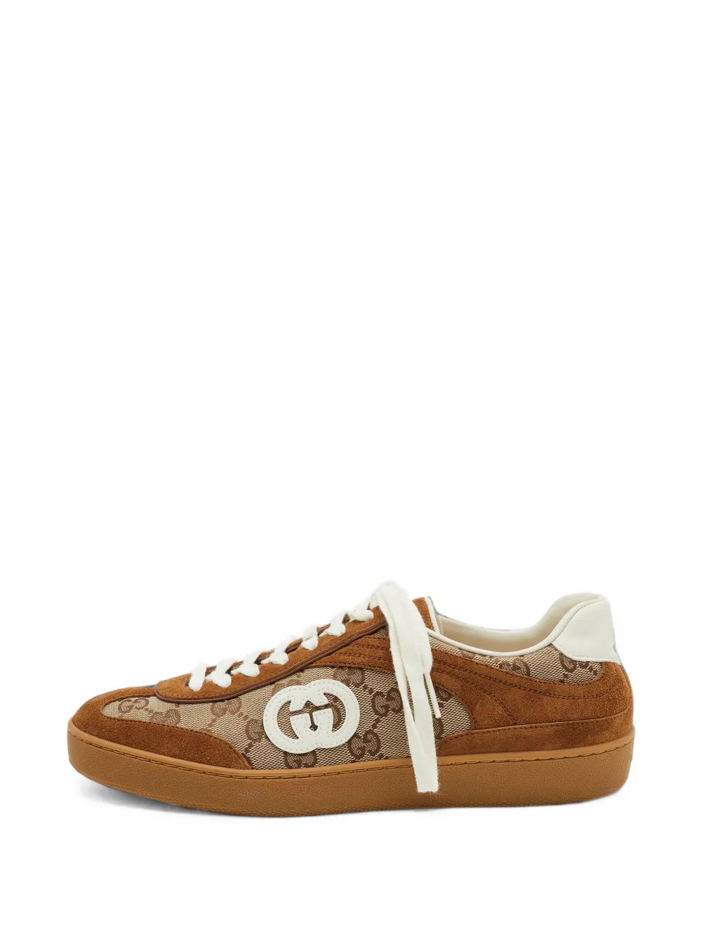 Gucci Pre-Owned G75 Sneakers mit GG-Monogramm - Braun